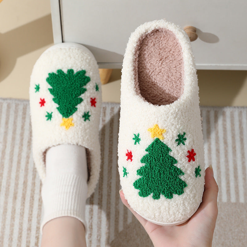 Christmas Fuzzy Slippers