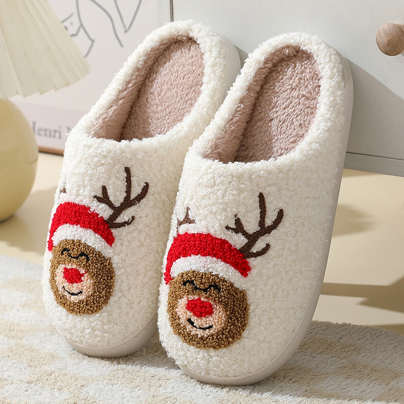 Christmas Fuzzy Slippers