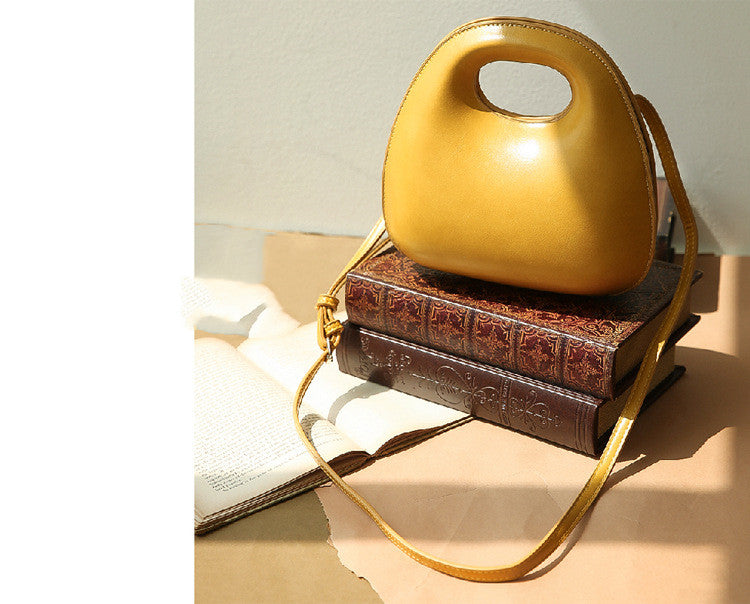 Round Flap Handbag