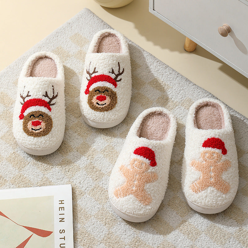 Christmas Fuzzy Slippers