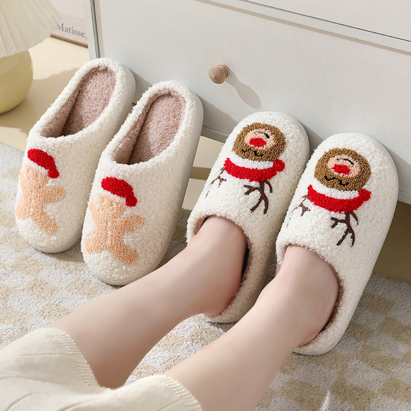 Christmas Fuzzy Slippers