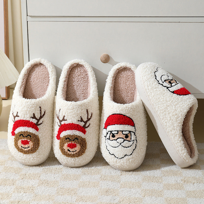 Christmas Fuzzy Slippers